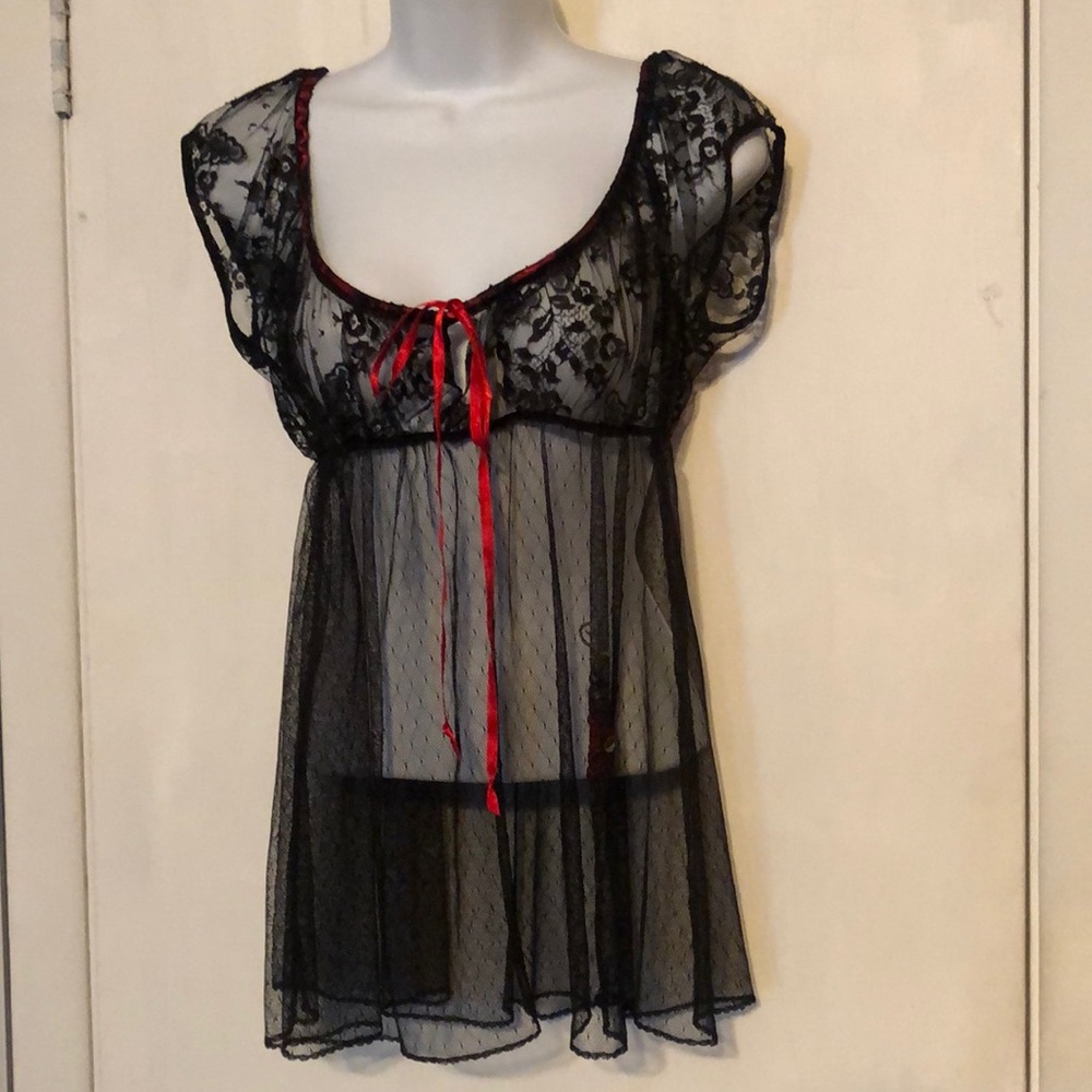 Rose lace lingerie